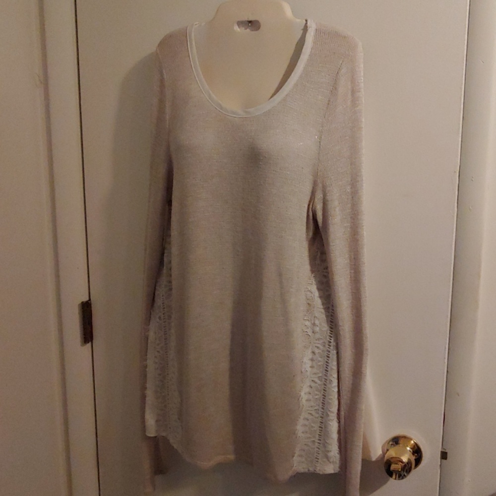 Long sleeve sweater blouse